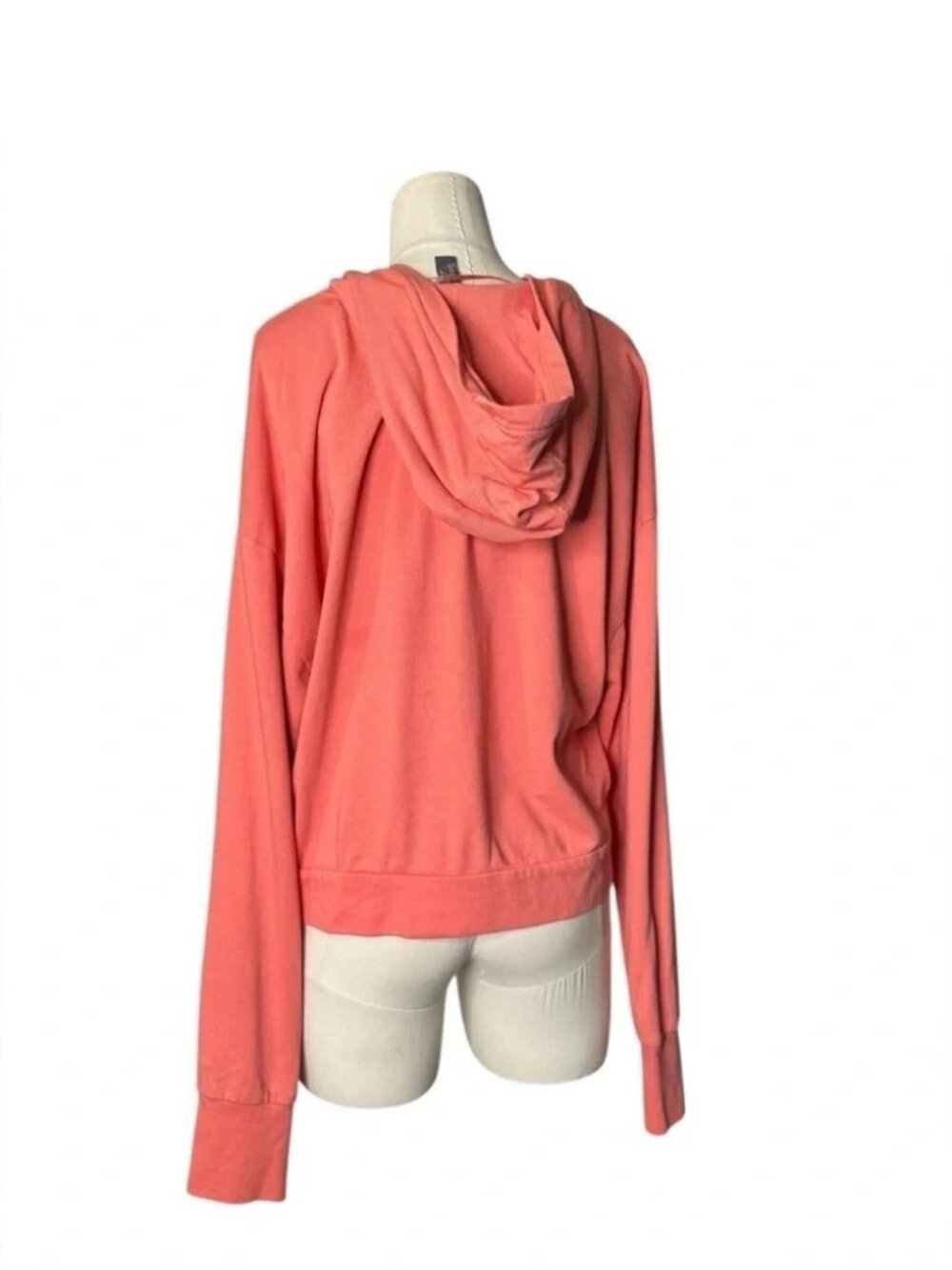 Sweaty Betty After Class Coral Cropped Hooded Lightweight Long Sleeve - Picture 3 of 6